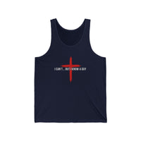 Load image into Gallery viewer, I CAN'T...BUT I KNOW A GUY COTTON BLEND TANK TOP