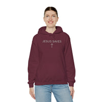 Load image into Gallery viewer, JESUS SAVES COTTON BLEND HOODIE