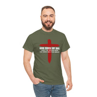 Load image into Gallery viewer, GOD CHOSE MY DAD COTTON T-SHIRT