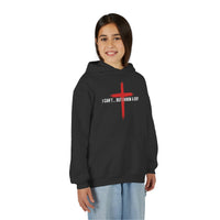 Load image into Gallery viewer, I CANT...BUT I KNOW A GUY COTTON BLEND KIDS HOODIE