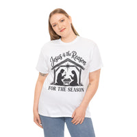 Load image into Gallery viewer, JESUS IS THE REASON COTTON T-SHIRT