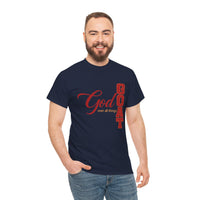 Load image into Gallery viewer, GOD OVER ALL THINGS - GOAT COTTON T-SHIRT