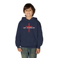 Load image into Gallery viewer, I CANT...BUT I KNOW A GUY COTTON BLEND KIDS HOODIE