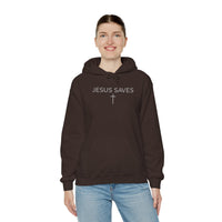 Load image into Gallery viewer, JESUS SAVES COTTON BLEND HOODIE
