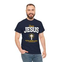 Load image into Gallery viewer, TEAM JESUS COTTON T-SHIRT