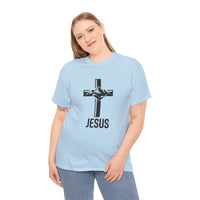 Load image into Gallery viewer, JESUS CROSS COTTON T-SHIRT