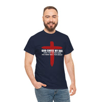 Load image into Gallery viewer, GOD CHOSE MY DAD COTTON T-SHIRT