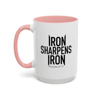 Load image into Gallery viewer, IRON SHARPENS IRON CERAMIC MUG