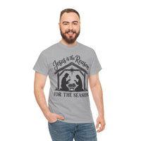 Load image into Gallery viewer, JESUS IS THE REASON COTTON T-SHIRT