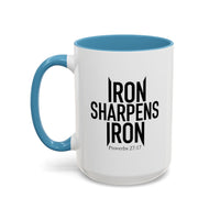 Load image into Gallery viewer, IRON SHARPENS IRON CERAMIC MUG