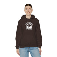 Load image into Gallery viewer, JESUS IS THE REASON COTTON BLEND HOODIE