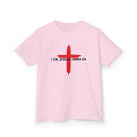 Load image into Gallery viewer, I CAN...BECAUSE I KNOW A GUY COTTON KIDS T-SHIRT