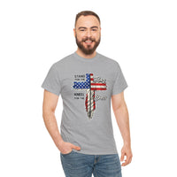 Load image into Gallery viewer, STAND FOR THE FLAG KNEEL COTTON T-SHIRT