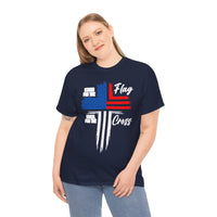 Load image into Gallery viewer, STAND FOR THE FLAG COTTON T-SHIRT