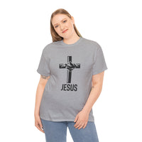 Load image into Gallery viewer, JESUS CROSS COTTON T-SHIRT