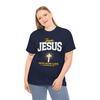 Load image into Gallery viewer, TEAM JESUS COTTON T-SHIRT