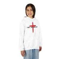 Load image into Gallery viewer, I CANT...BUT I KNOW A GUY COTTON BLEND KIDS HOODIE