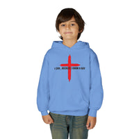 Load image into Gallery viewer, I CAN...BECAUSE I KNOW A GUY COTTON BLEND KIDS HOODIE