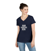 Load image into Gallery viewer, IRON SHARPENS IRON COTTON V-NECK