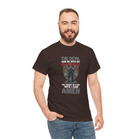 Load image into Gallery viewer, THE DEVIL SAW ME WITH MY HEAD DOWN COTTON T-SHIRT