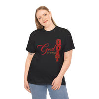 Load image into Gallery viewer, GOD OVER ALL THINGS - GOAT COTTON T-SHIRT