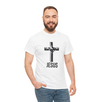 Load image into Gallery viewer, JESUS CROSS COTTON T-SHIRT