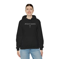 Load image into Gallery viewer, JESUS SAVES COTTON BLEND HOODIE