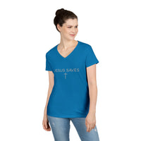 Load image into Gallery viewer, JESUS SAVES COTTON V-NECK