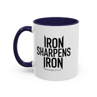 Load image into Gallery viewer, IRON SHARPENS IRON CERAMIC MUG