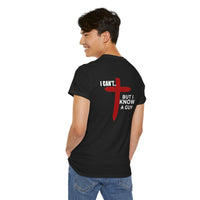 Load image into Gallery viewer, I CAN'T....BUT I KNOW A GUY DESIGN ON THE BACK COTTON T-SHIRT