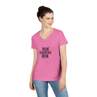 Load image into Gallery viewer, IRON SHARPENS IRON COTTON V-NECK