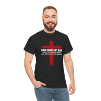 Load image into Gallery viewer, GOD CHOSE MY DAD COTTON T-SHIRT
