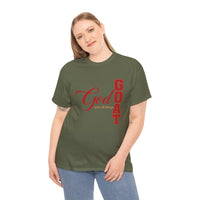 Load image into Gallery viewer, GOD OVER ALL THINGS - GOAT COTTON T-SHIRT