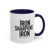 Load image into Gallery viewer, IRON SHARPENS IRON CERAMIC MUG
