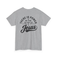 Load image into Gallery viewer, THERE IS POWER DESIGN ON THE BACK COTTON T-SHIRT