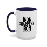 Load image into Gallery viewer, IRON SHARPENS IRON CERAMIC MUG