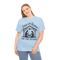Load image into Gallery viewer, JESUS IS THE REASON COTTON T-SHIRT