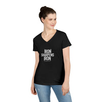 Load image into Gallery viewer, IRON SHARPENS IRON COTTON V-NECK