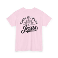 Load image into Gallery viewer, THERE IS POWER DESIGN ON THE BACK COTTON T-SHIRT