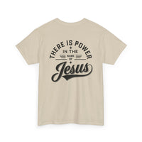 Load image into Gallery viewer, THERE IS POWER DESIGN ON THE BACK COTTON T-SHIRT
