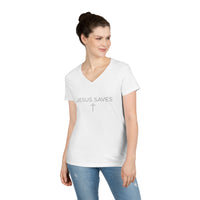 Load image into Gallery viewer, JESUS SAVES COTTON V-NECK