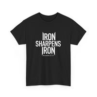 Load image into Gallery viewer, IRON SHARPENS IRON COTTON T-SHIRT