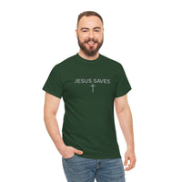 Load image into Gallery viewer, JESUS SAVES COTTON T-SHIRT