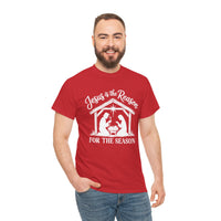 Load image into Gallery viewer, JESUS IS THE REASON COTTON T-SHIRT