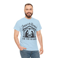 Load image into Gallery viewer, JESUS IS THE REASON COTTON T-SHIRT