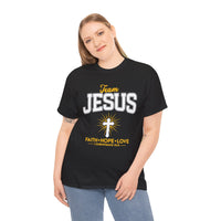 Load image into Gallery viewer, TEAM JESUS COTTON T-SHIRT