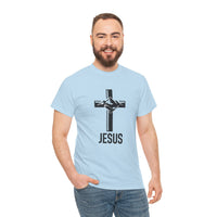 Load image into Gallery viewer, JESUS CROSS COTTON T-SHIRT