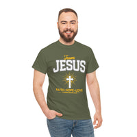 Load image into Gallery viewer, TEAM JESUS COTTON T-SHIRT