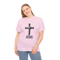 Load image into Gallery viewer, JESUS CROSS COTTON T-SHIRT