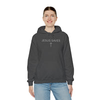 Load image into Gallery viewer, JESUS SAVES COTTON BLEND HOODIE